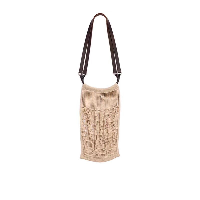 Niche Design jednostavna mrežasta tkanina za žene, torba za kupovinu, svakodnevni dizajn, velika zapremina, preko ramena