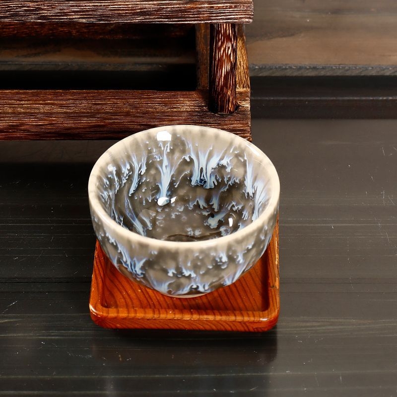 Ceșcuță ceramică cu dragon, pentru ceai de uz casnic, lux