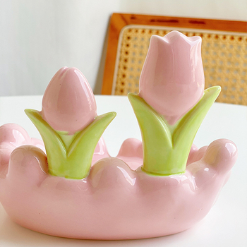 Săpunier ceramic cu drenaj, pentru uz casnic, în stil Nordic, baie