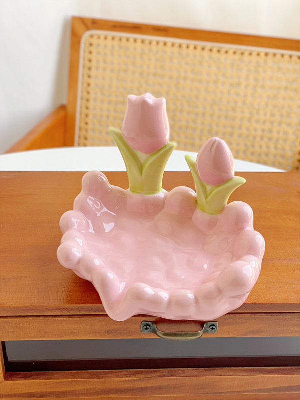 Săpunier ceramic cu drenaj, pentru uz casnic, în stil Nordic, baie