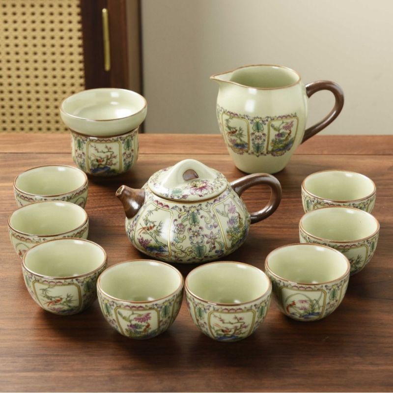 Ruyao Dragon Egg Set ceainic cu cești, în cutie cadou – ceai ceramic pentru cadouri de afaceri și jubileu corporativ