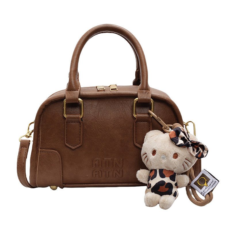 Ženska torba u retro stilu, mini kvadratna PU kožna crossbody torba, proljeće 2026