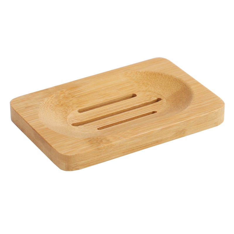 Raft pentru săpun din bambus cu cutie, rezistent la mucegai și molii, lucrat manual, pentru uz zilnic