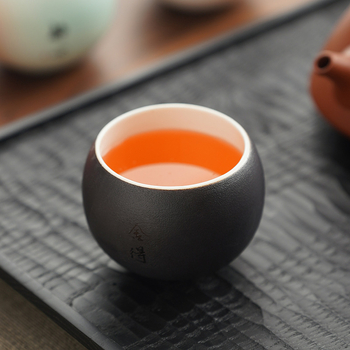 Ceașcă de ceai în stil chinezesc, ceramică brută, set de ceai în stil nou chinezesc, retro, cu capacitate mare, ceașcă ou dragon, cadou personalizabil