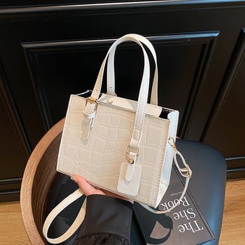 Ženska torbica od prave kože, nišnog stila, novi model 2025, lagani luksuz, crossbody i tote torba
