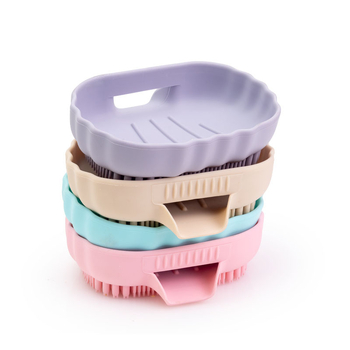 Suport de săpun din silicon cu drenaj pentru baie, multifuncțional