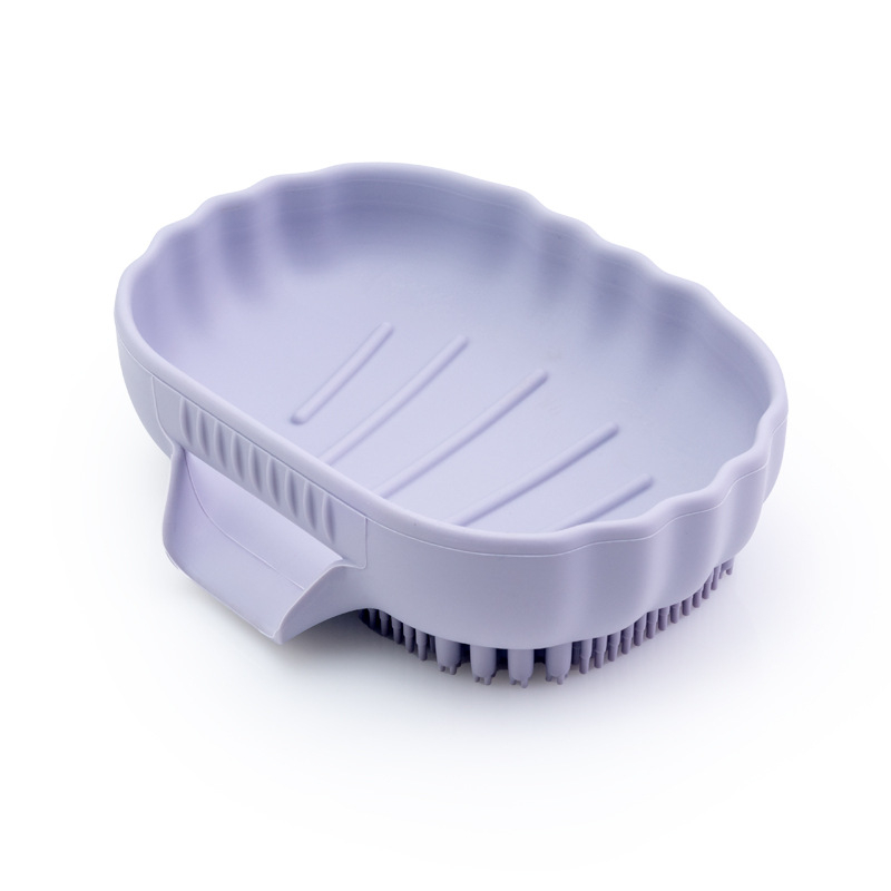 Suport de săpun din silicon cu drenaj pentru baie, multifuncțional