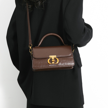 Ženska crossbody torba, mala kvadratna silueta, elegantan dojam, svestran za svakodnevnu upotrebu