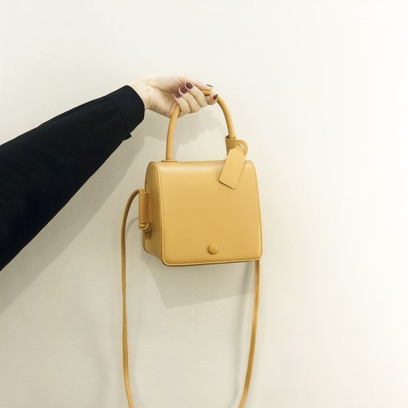 Sjajna ženska torbica s umjetničkim štihom, retro mala kvadratna torbica za rame ili crossbody, PU koža