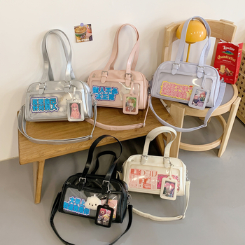 Japanski PU Ita torba, svježa i svestrana crossbody torba s velikim kapacitetom, fakultetski stil, mladenački izgled, za žene