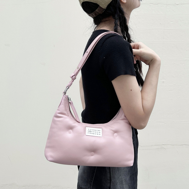Crossbody torba od prave kože s ovčjom kožom i oblačnim dizajnom, korejski stil, mala veličina, za žene