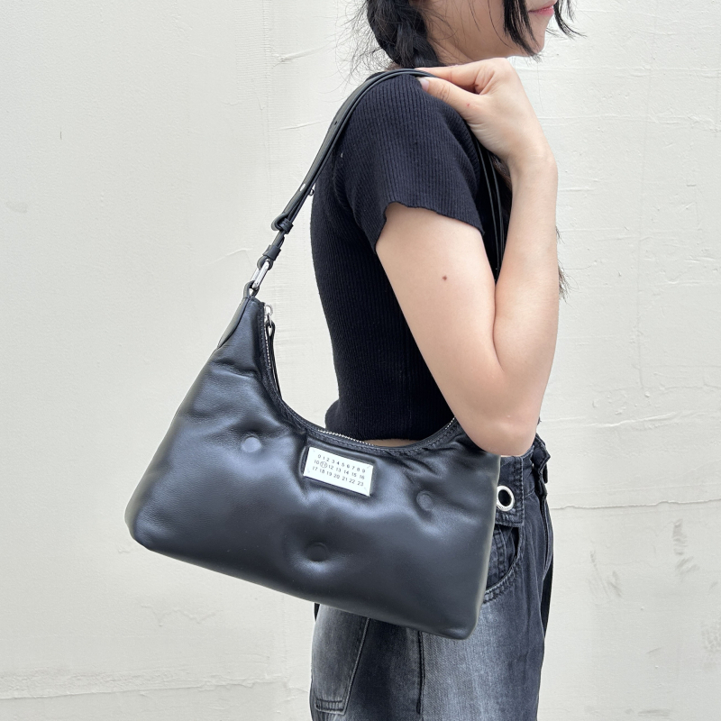 Crossbody torba od prave kože s ovčjom kožom i oblačnim dizajnom, korejski stil, mala veličina, za žene