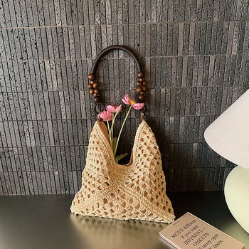 2026 nova ručno tkana luksuzna crossbody torba za žene, tote torba velikog kapaciteta za odmor