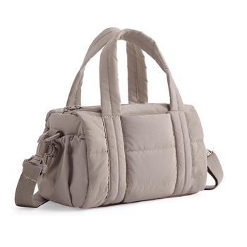 Ženska cilindrična crossbody torba s odvojivim remenom, mini sportska torba za trening s više pretinaca