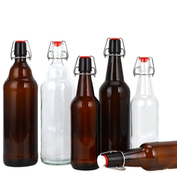 Sticlă maro pentru bere, goală, 330 ml/500 ml, protecție împotriva luminii pentru băuturi