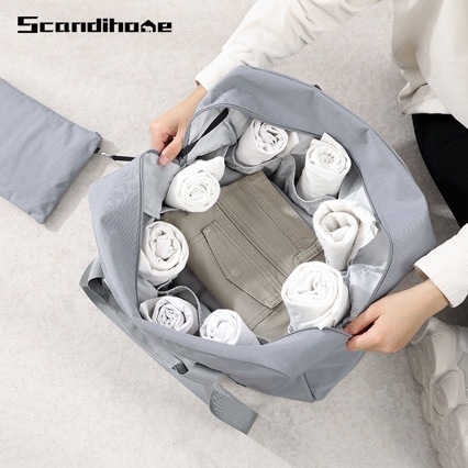 Najlonska torba za putovanje, s naramenicom, sklopiva, kapacitet ispod 20 L, unisex