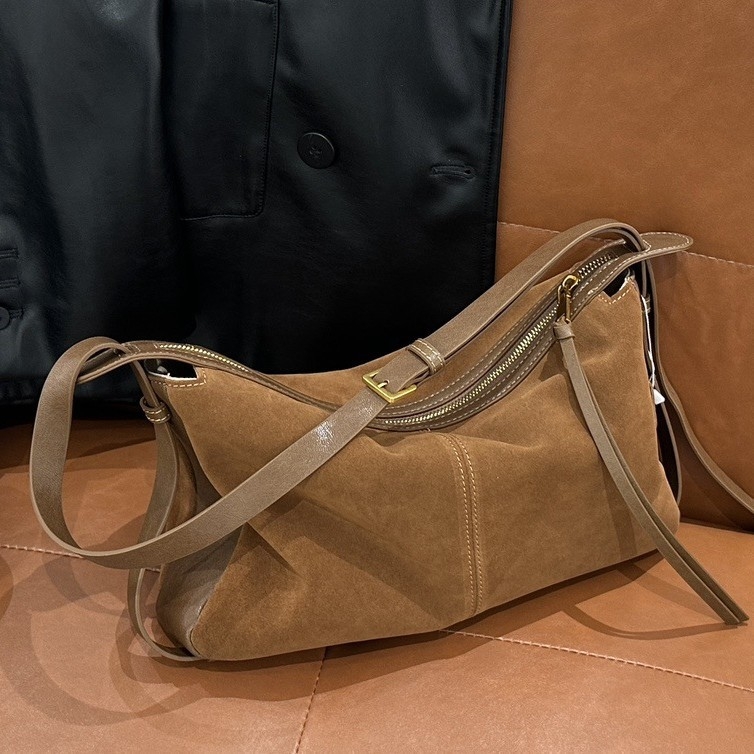 FEDI 2024 ženska torba od prave kože, velika zapremina, torba ispod pazuha, preko ramena i crossbody