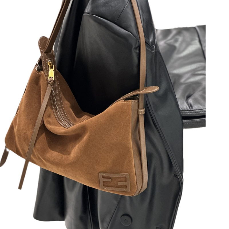 FEDI 2024 ženska torba od prave kože, velika zapremina, torba ispod pazuha, preko ramena i crossbody