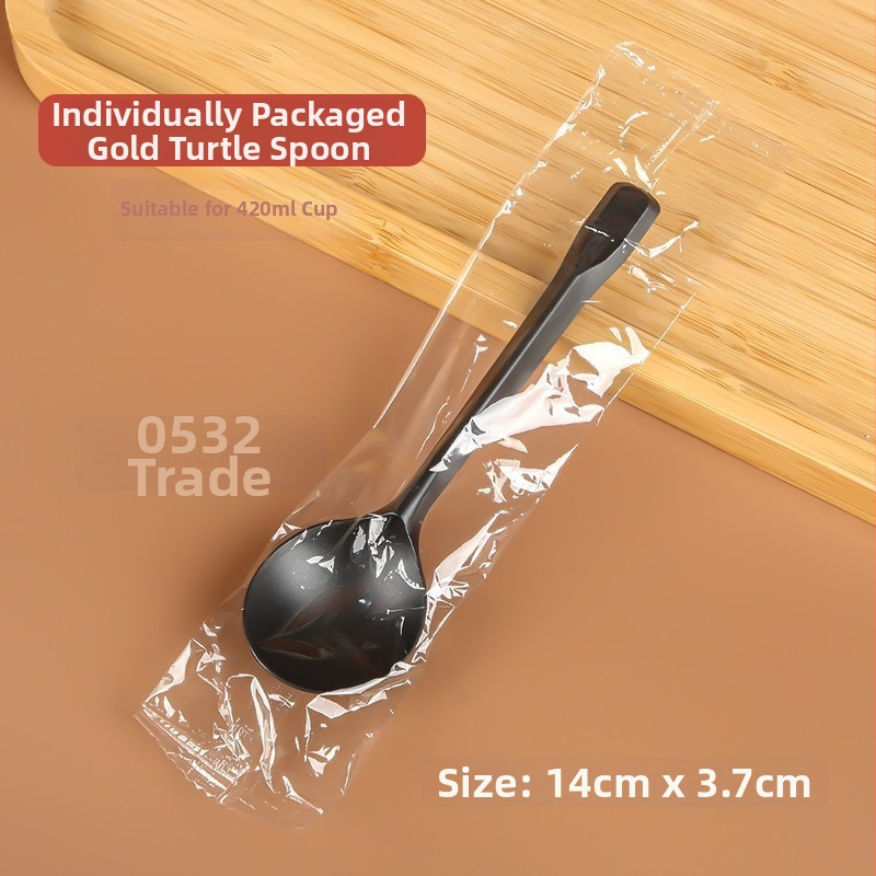 Jednorazový plastový pohár na puding, 300 ml, tvar 90U, vhodný pre mliečny čaj a dezerty