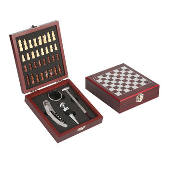Seahorse Knife — set deschizător vin în cutie cadou şah