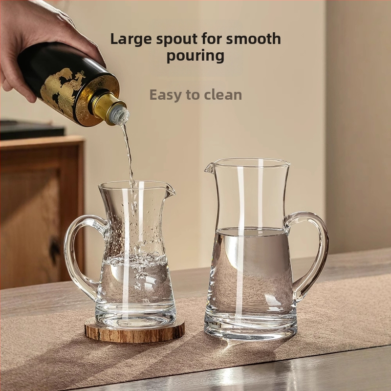 Súprava na dávkovanie likéru s veľkou kapacitou, sklenený dekantér, 1000 ml