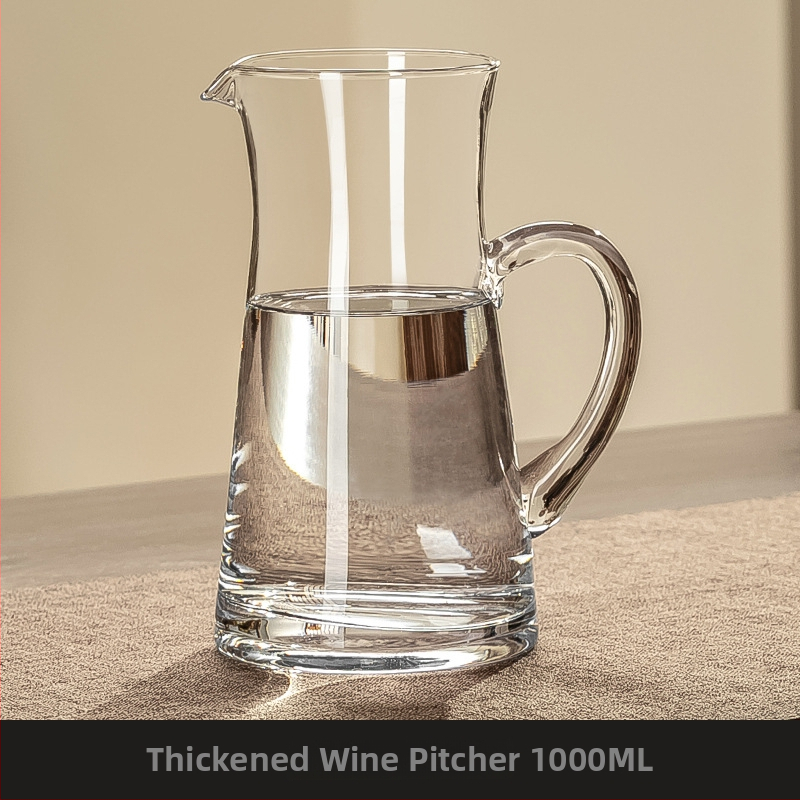 Súprava na dávkovanie likéru s veľkou kapacitou, sklenený dekantér, 1000 ml