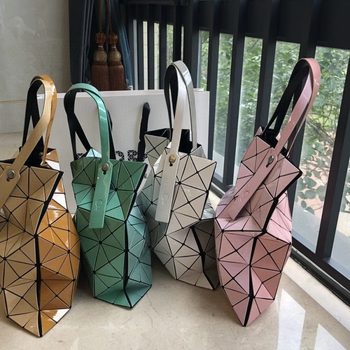 Geometrijska romb kutija torba - kompaktna ženska torba preko ramena (crossbody)