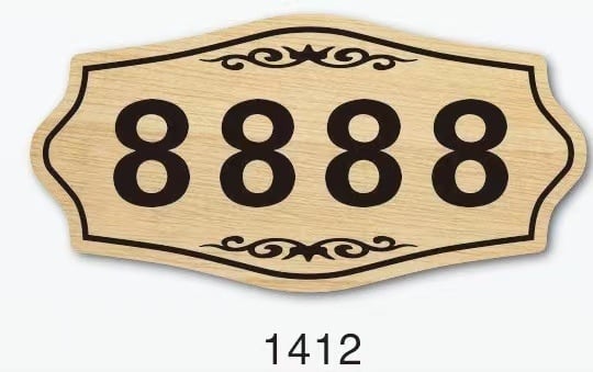 Semn de ușă din acrilic cu placă de stare personalizabilă, etichetă de nume personalizată și imprimare a logo-ului, mai multe stiluri