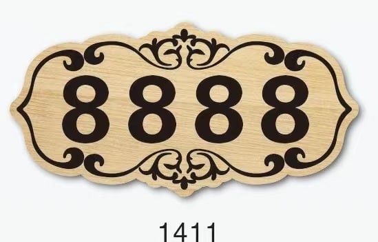 Semn de ușă din acrilic cu placă de stare personalizabilă, etichetă de nume personalizată și imprimare a logo-ului, mai multe stiluri