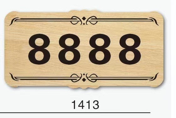 Semn de ușă din acrilic cu placă de stare personalizabilă, etichetă de nume personalizată și imprimare a logo-ului, mai multe stiluri