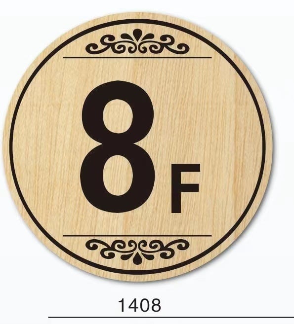 Semn de ușă din acrilic cu placă de stare personalizabilă, etichetă de nume personalizată și imprimare a logo-ului, mai multe stiluri