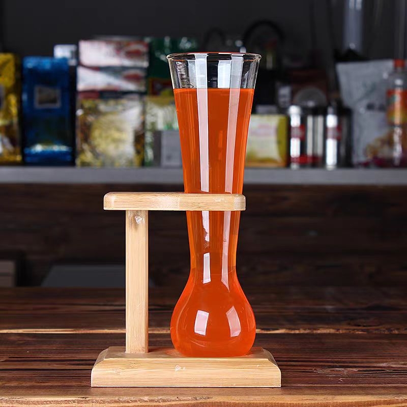 Set de pahare din cristal pentru bere artizanală – capacitate mare, pahar IPA (pint), stil retro lux lejer