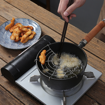 Fier din fontă pentru uz casnic, oală mică pentru prăjit, oală mică pentru lapte, oală pentru mâncare de bebeluți și gătit înăbușit; compatibilă cu plite cu inducție și gaz