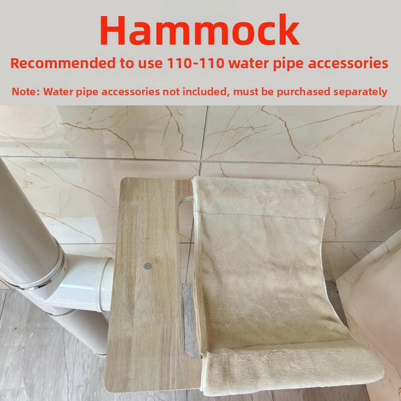 Mačací strom na lezenie s hniezdom a rámom – DIY materiály pre obnovu vodovodných rúrok, balkón, PVC drenážna rúra a plynová rúra