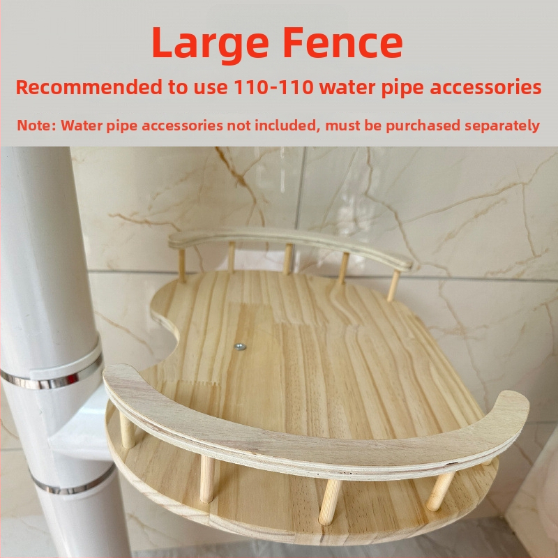 Mačací strom na lezenie s hniezdom a rámom – DIY materiály pre obnovu vodovodných rúrok, balkón, PVC drenážna rúra a plynová rúra