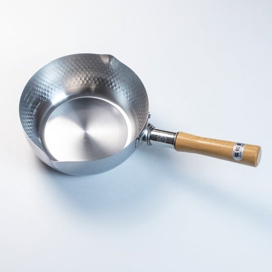 Oală din oțel inoxidabil, cu pereți înalți în stil Yukihira, antiaderentă, ușoară, pentru paste și lapte, diametru 18 cm