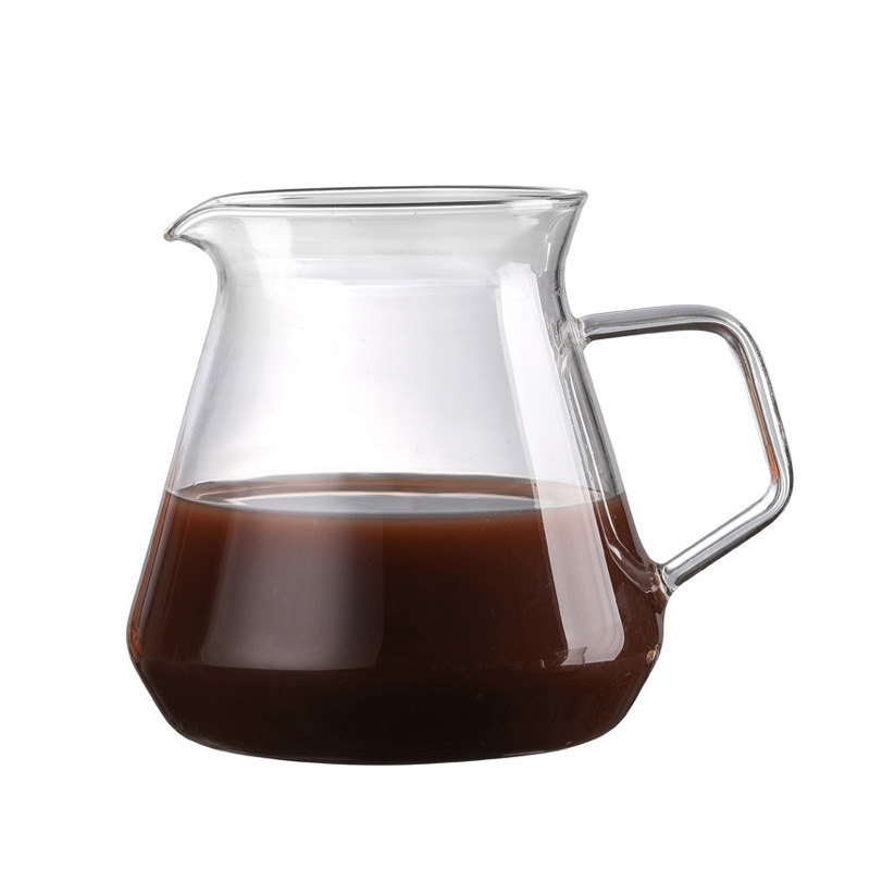 Set pentru cafea pour-over cu suport din cupru și carafă din sticlă, reglabil și ușor de demontat