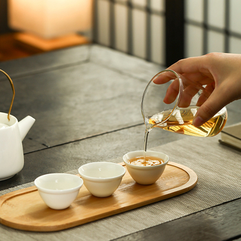 Set portabil de ceai ceramic pentru călătorii – kit compact pentru mașină, cadou de afaceri