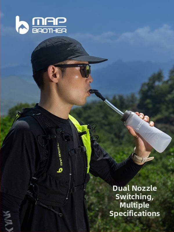 Skladacia vonkajšia fľaša na vodu z TPU a vak na vodu pre beh, turistiku a cyklistiku (250 ml, 420 ml, 500 ml)