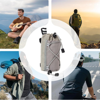2026 Accesoriu pentru rucsac outdoor cu curea de umăr, buzunar pentru telefon și sticlă de apă, geantă extensibilă pentru drumeții