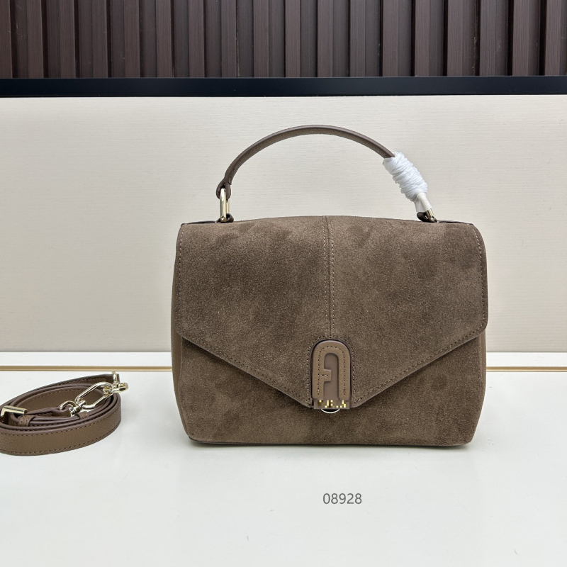 Nova jesenska velur kožna torba s preklopom, velika kapaciteta, za ramena ili crossbody, ženska retro torba