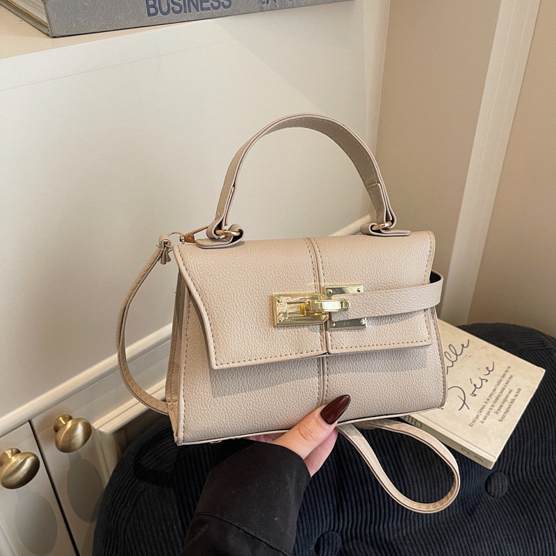 Trapezoidna torba sa kopčom, luksuzna modna torba za rame i mala crossbody torba za žene