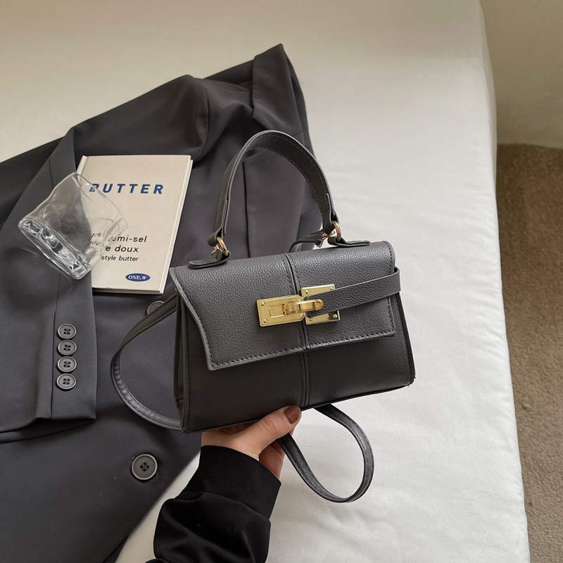 Trapezoidna torba sa kopčom, luksuzna modna torba za rame i mala crossbody torba za žene