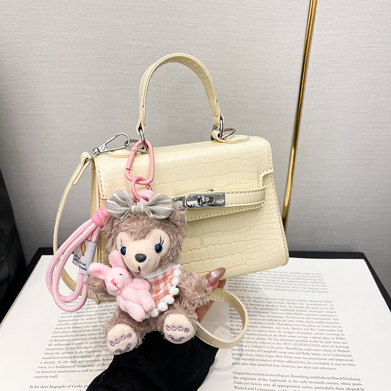 Τσάντα χειρός σε γαλλικό στυλ με μοτίο κροκοδειλίου για γυναίκες, καλοκαίρι 2025, κομψή και ευέλικτη, ώμου ή crossbody