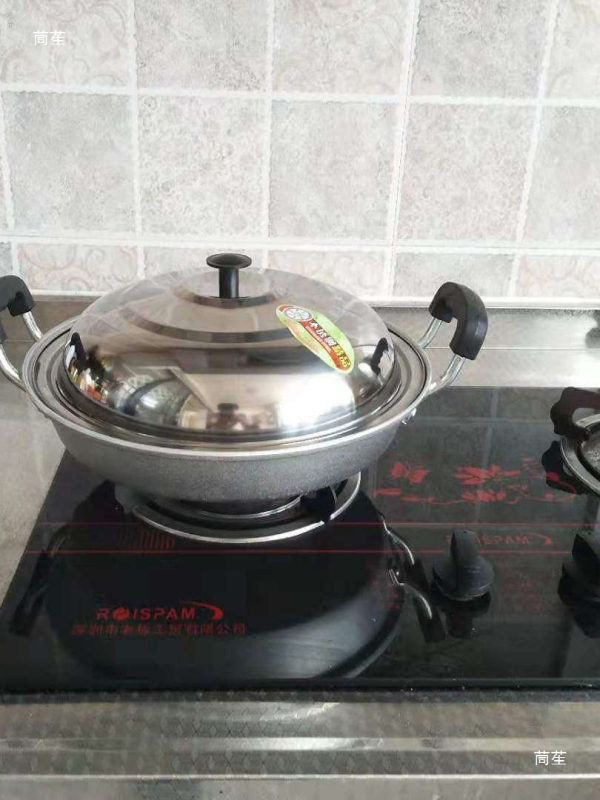 Tigaie tradițională de clătite din aluminiu, aluminiu pur, bază îngroșată, pentru aragaz cu plită plată, turnată manual din aluminiu, fără strat, antiaderent