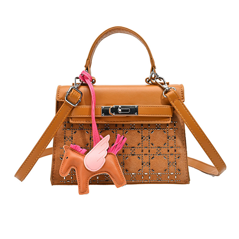 Ženska torba od PU kože, crossbody s jednim remenom, mala kvadratna torba, gradski elegantan casual stil, Kelly inspiriran