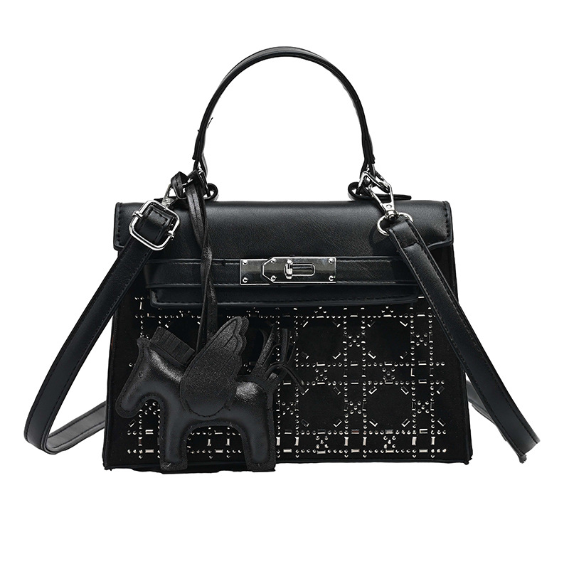 Ženska torba od PU kože, crossbody s jednim remenom, mala kvadratna torba, gradski elegantan casual stil, Kelly inspiriran