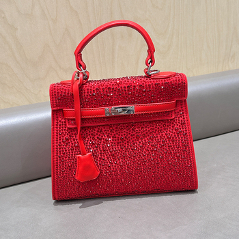 Ženska Kelly torbica – elegantna, visoke klase, 2024 novi model, mala kvadratna torbica za rame ili crossbody