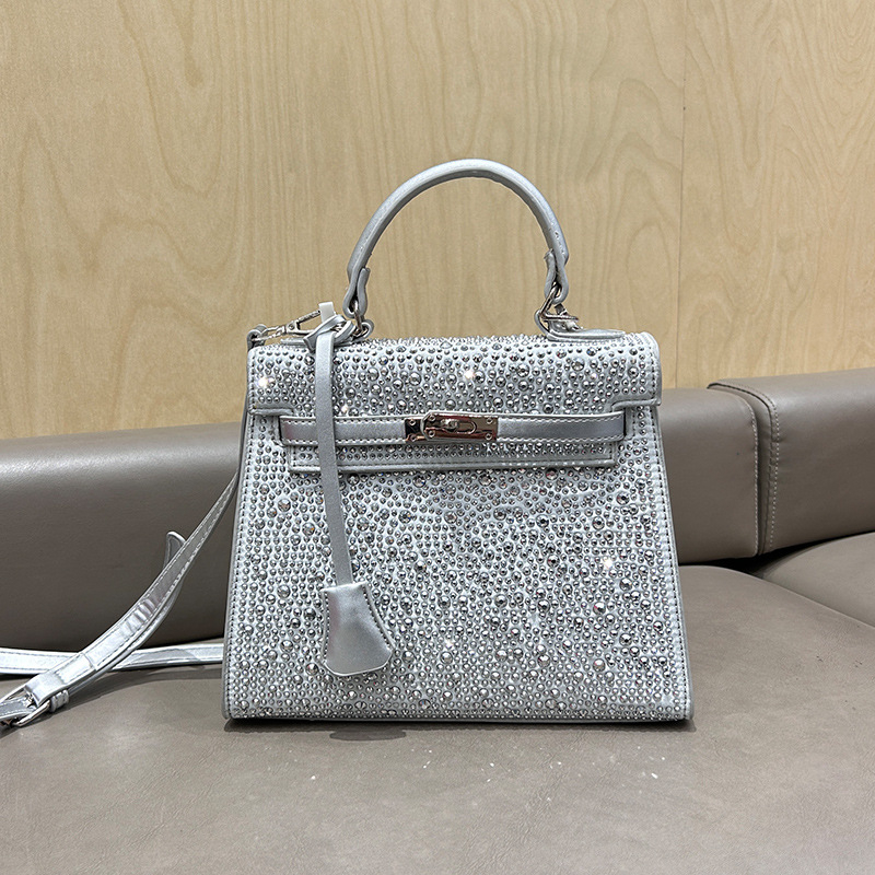 Ženska Kelly torbica – elegantna, visoke klase, 2024 novi model, mala kvadratna torbica za rame ili crossbody