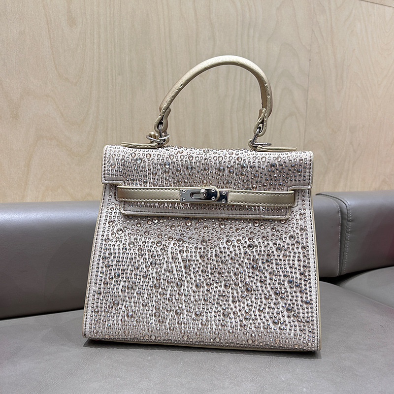 Ženska Kelly torbica – elegantna, visoke klase, 2024 novi model, mala kvadratna torbica za rame ili crossbody